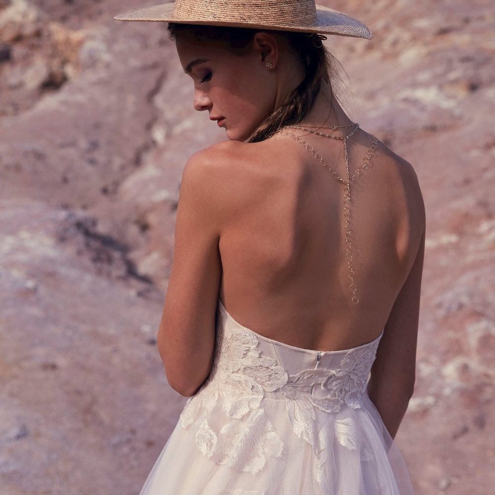 BHLDN Willowby Watters Harmony Gown Size 6 NEW - Picture 5 of 14